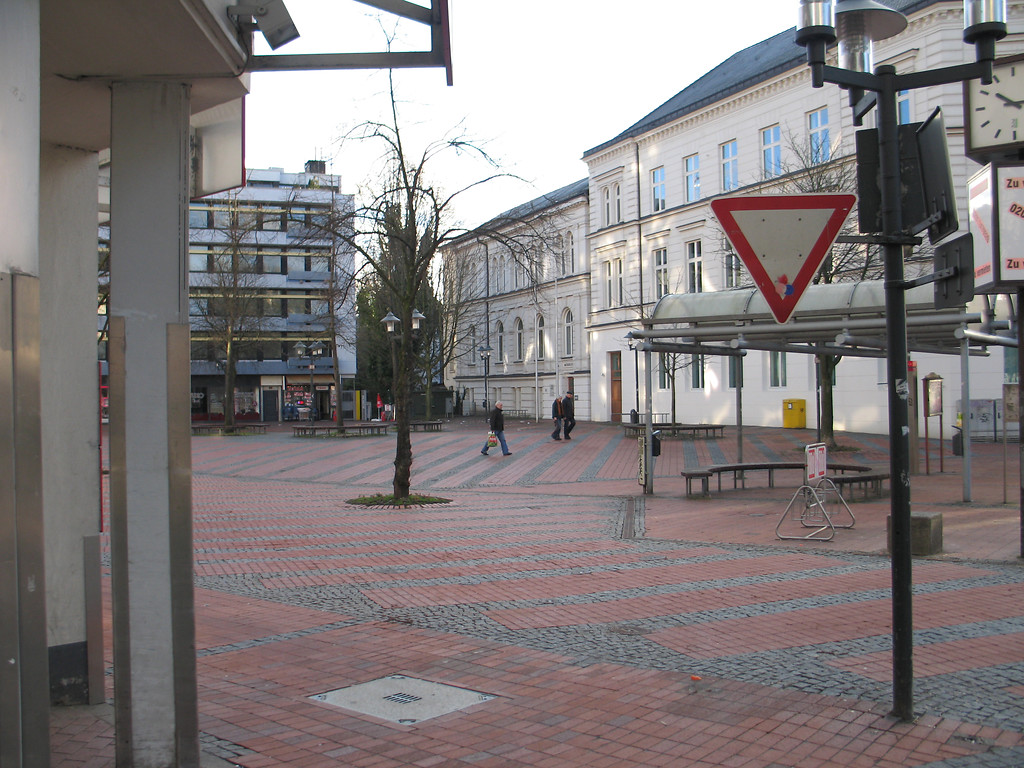 Grendplatz in Essen-Steele, ehemaliger Endpunkt der Bergischen Kleinbahn (2011)