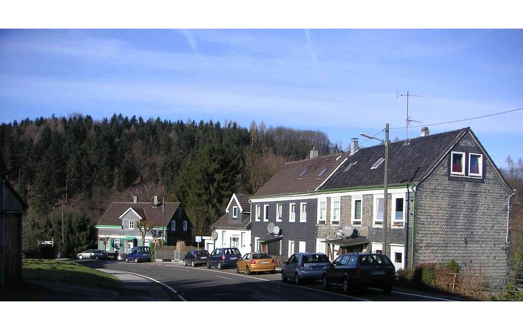 Blick entlang der Rader Straße in Krebsöge in Richtung Nordwesten (2008)