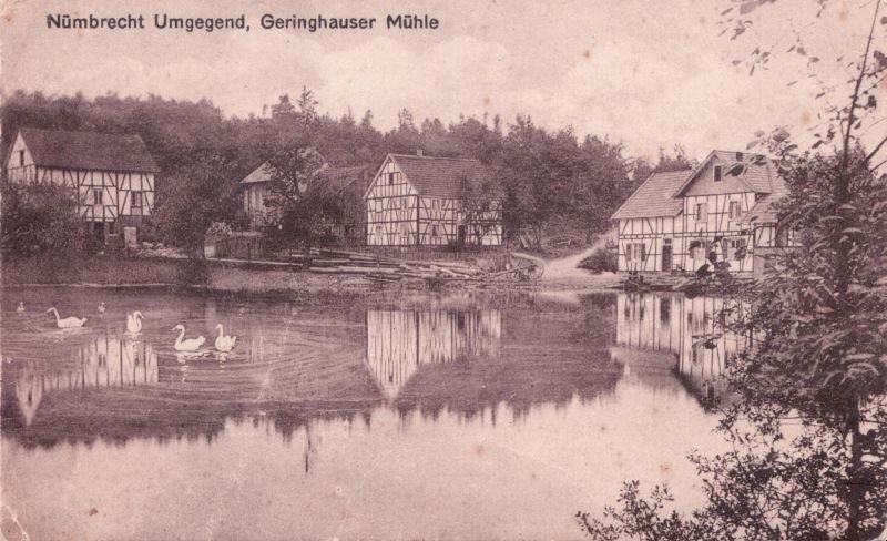 Geringhauser Mühle 1922