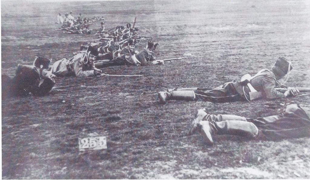 Nutzung des späteren FlugplatzeHangelar als Übungsplatz der Husaren vor 1914