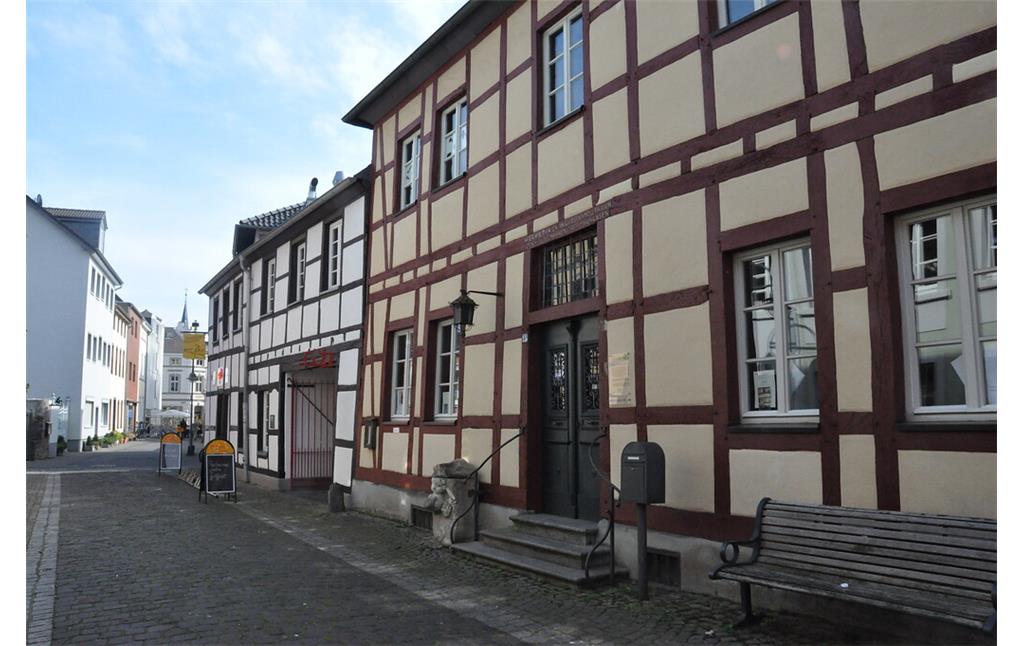 Fachwerkgebäude des 18. und 19. Jahrhunderts in der Kempishofstraße in Brühl (2014)