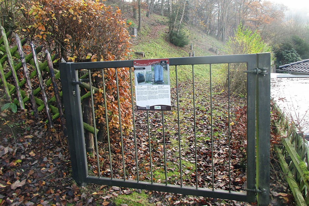 Jüdischer Friedhof am Ruppenberg in Schleiden, Zugangspforte (2016)