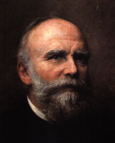 Undatiertes Porträt des Unternehmers Eugen Langen (1833-1895).
