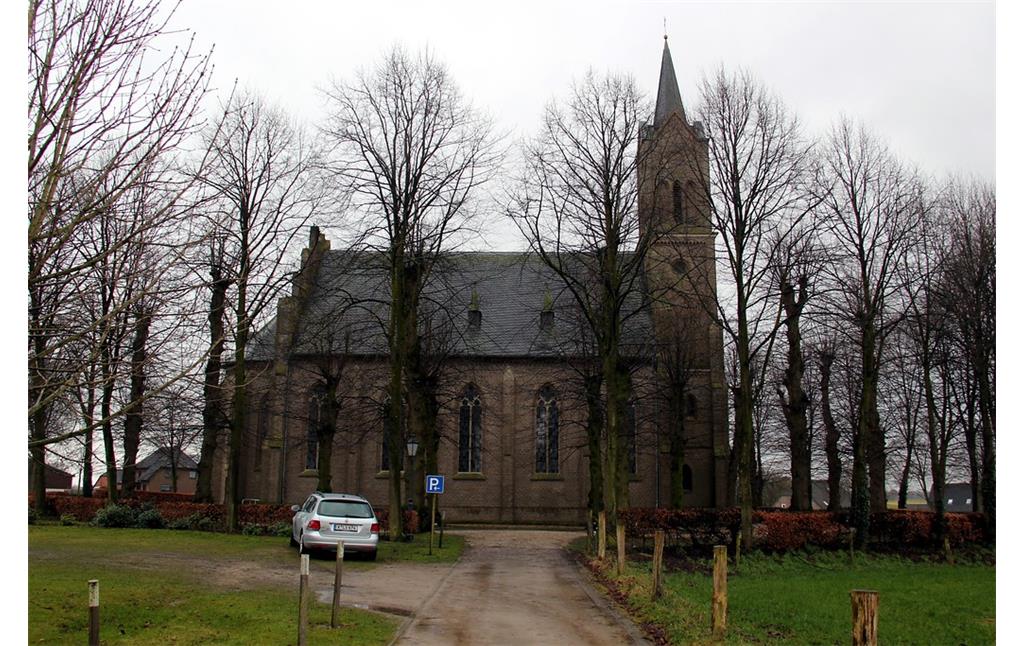 Kirche von Louisendorf bei Bedburg-Hau am Niederrhein (2015)