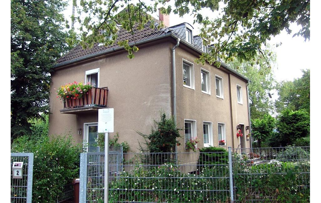 Das heutige Wohnhaus Kaulardstraße 2 in Efferen, in dessen Keller sich die römische Grabkammer befindet (2013).