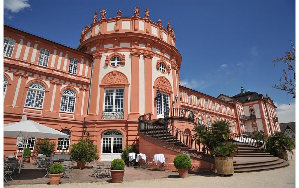Schloss Biebrich: Rheinfront, Rotunde, Ostgalerie und Ostpavillon (2012)