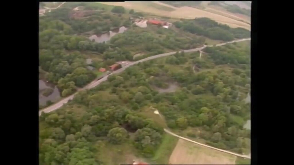 Video mit Überflug der Erdekaut bei Eisenberg (Pfalz) (1980er Jahre)