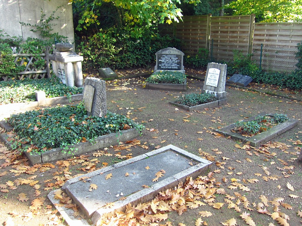 Das Gräberfeld auf dem Judenfriedhof Häsenberg in Schwalmtal-Waldniel (2013)