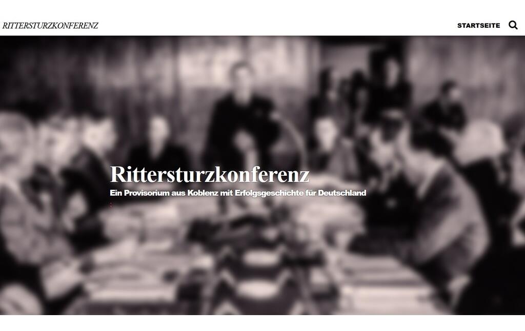 Rittersturzkonferenz - Ein Provisorium aus Koblenz mit Erfolgsgeschichte für Deutschland. Eine Multimedia Story (2023)
