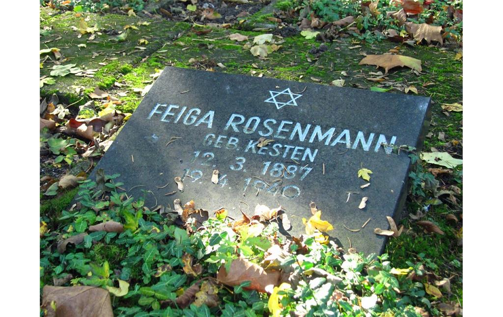 Grabstein auf dem Jüdischen Friedhof auf dem Viersener Kommunalfriedhof (2013).