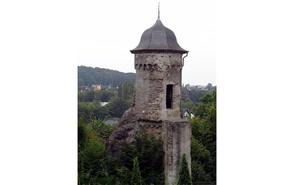 Der "Schwedenturm" der zur ehemaligen Stadtmauer in Montabaur gehört (2014)