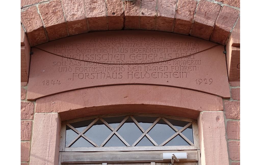 Ehemaliges Forsthaus Heldenstein im Pfälzerwald (2018)