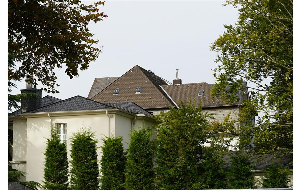 Rückwärtige Ansicht der Villa Konrad Adenauers und Familie in Köln-Lindenthal (2020)