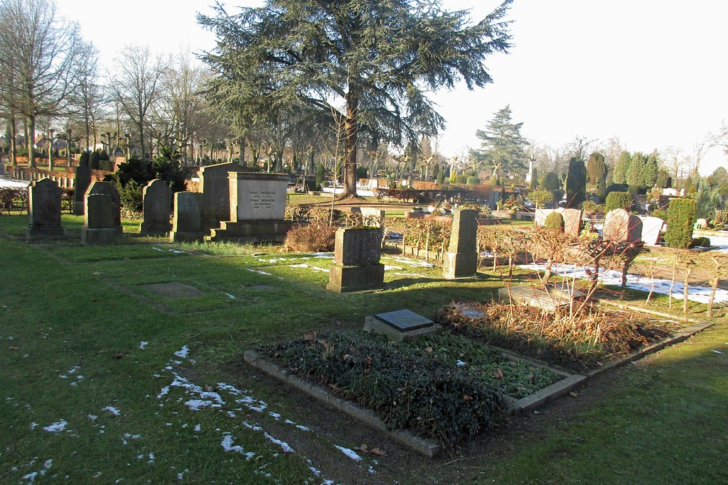 Jüdischer Friedhof "am Hasenberg", Gräberfeld auf dem Kommunalfriedhof  in Emmerich (2017).