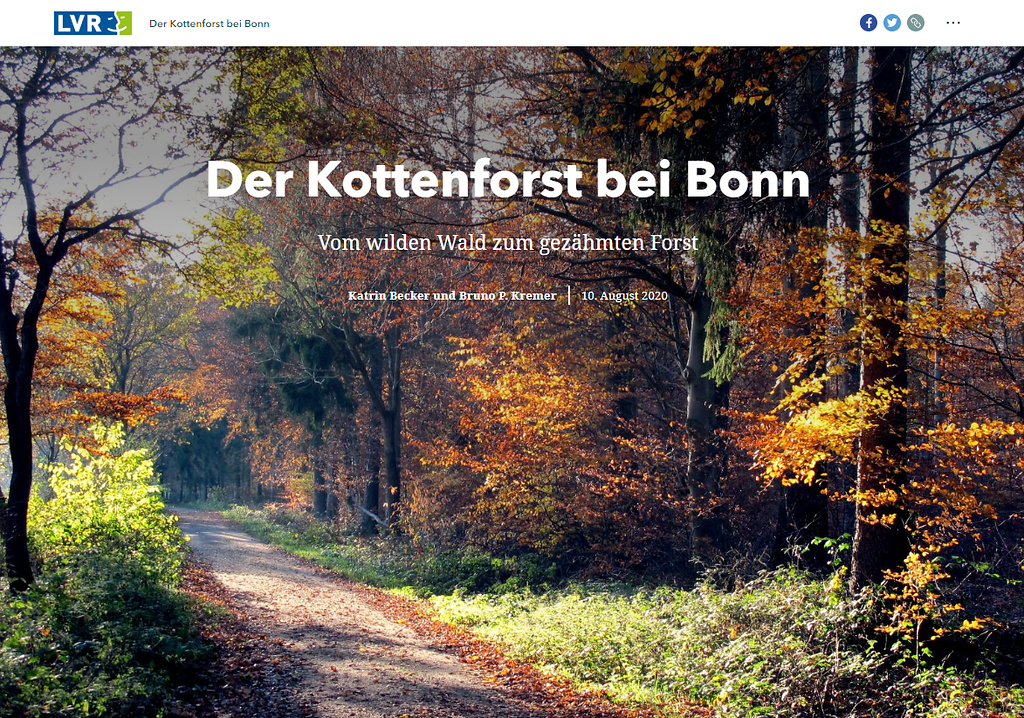 Der Kottenforst bei Bonn - eine StoryMap