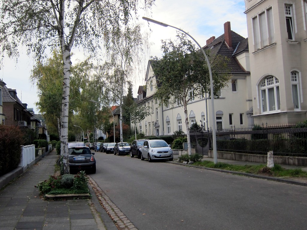 Blick in die Coburger Straße in Bonn (2014)
