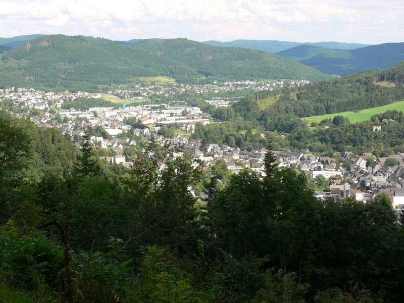Bad Lassphe, Panorama vom Schlossberg