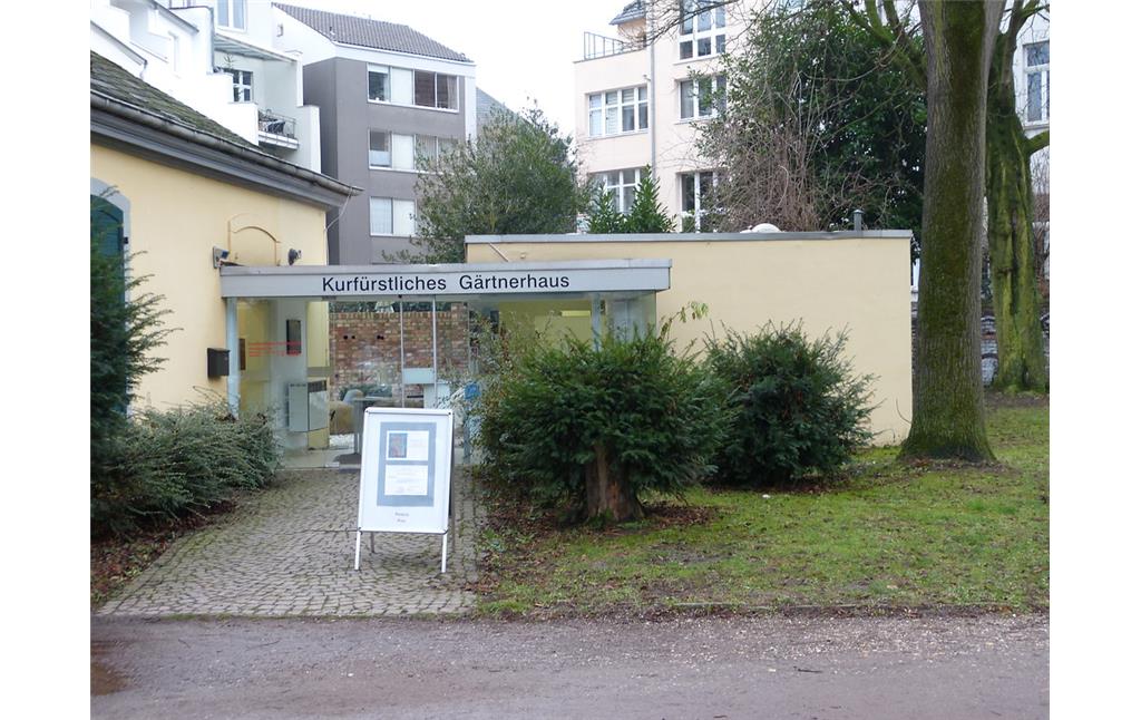 Ansicht des Kurfürstlichen Gärtnerhaus in Bonn vom Wittelbacherring/Baumschulwäldchen aus