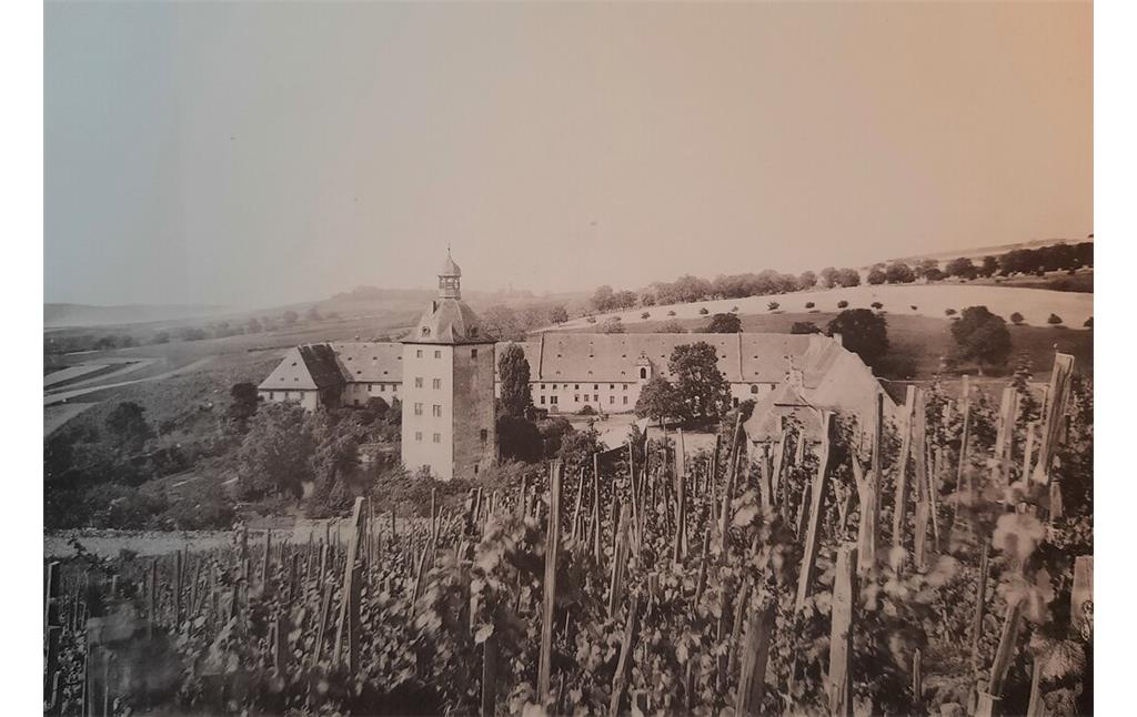 Blick auf Schloss Vollrads bei Oestrich-Winkel (Ende des 19. Jahrhunderts)