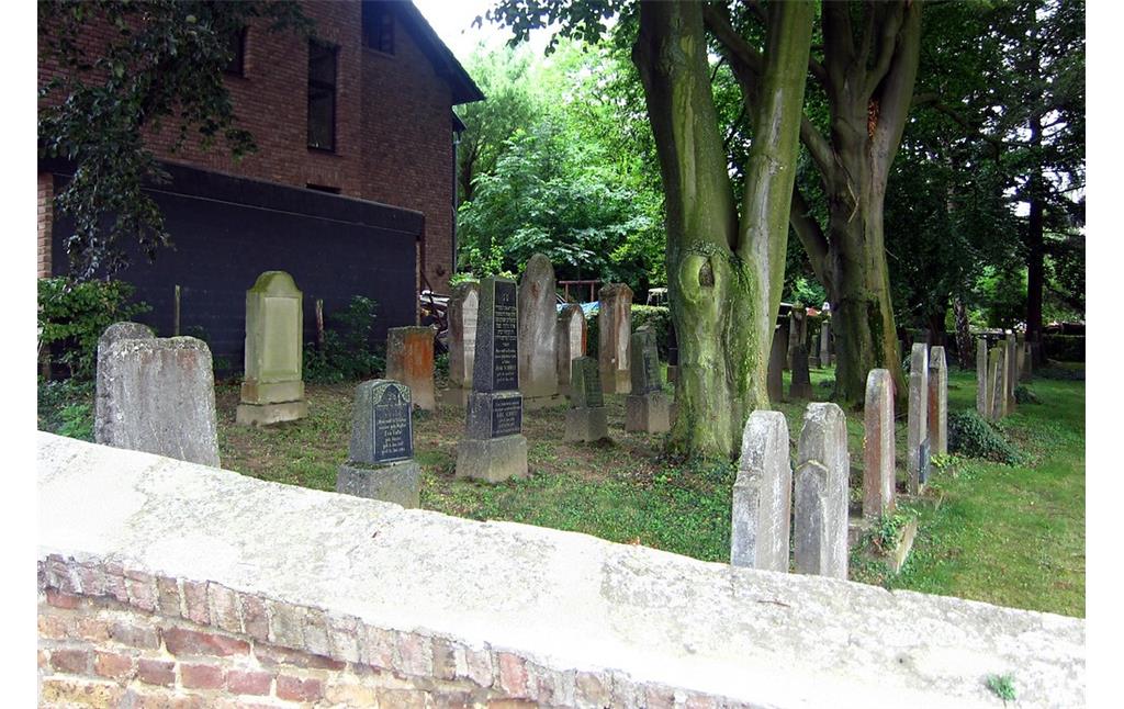 Grabsteine auf dem Judenfriedhof in der Bornheimer Lessingstraße (2013)