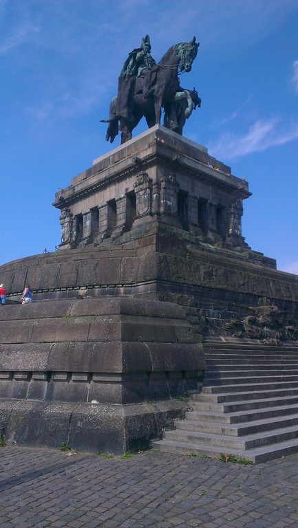 Kaiser-Wilhelm-Denkmal am Deutschen Eck in Koblenz (2014)