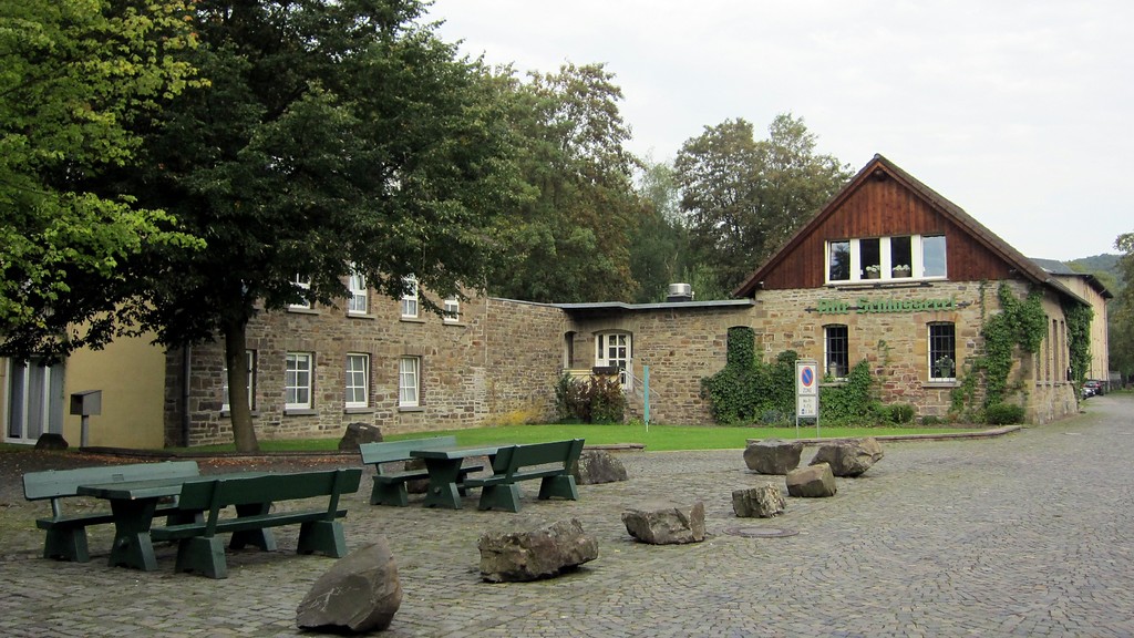 Nebengebäude und "Alte Schlosserei" am LVR-Industriemuseums Engelskirchen, früher Rheinisches Industriemuseum (2011).