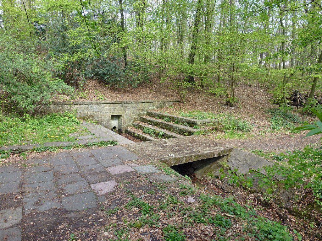 "Heiliger Brunnen" im Duisburger Stadtwald, südlich der Kreuzung von Rundweg und Kammerweg (2012).