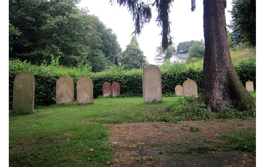 Grabsteine auf dem Judenfriedhof am Buchholzweg in Alfter (2013)