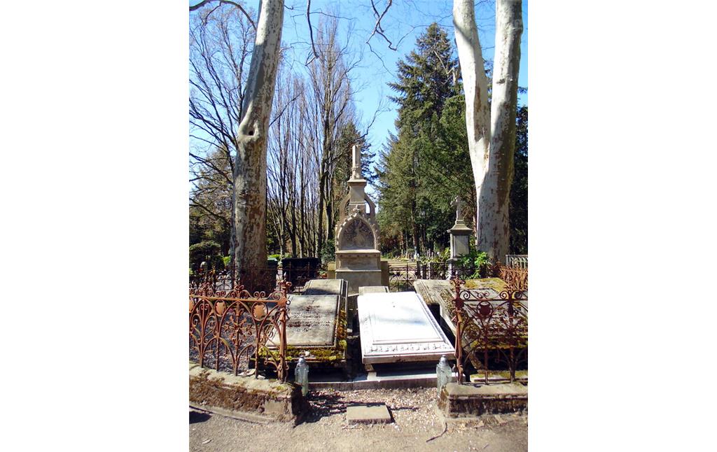 Die Grabstätte der aus dem Kölner Patriziat stammenden Familie von Wittgenstein auf dem Melatenfriedhof in Köln-Lindenthal (2020).