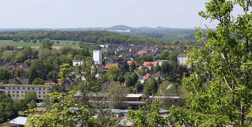 Blick von der Bergehalde der Gewerkschaft Carolus Magnus über Übach-Palenberg (2021)