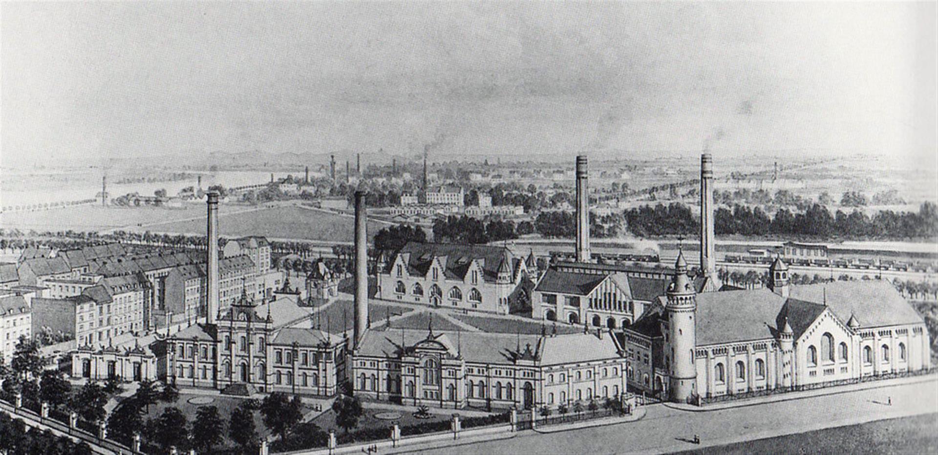 Historische Ansicht auf das Wasserwerk Severin in der Kölner-Neustadt Süd. &copy; Walter Buschmann