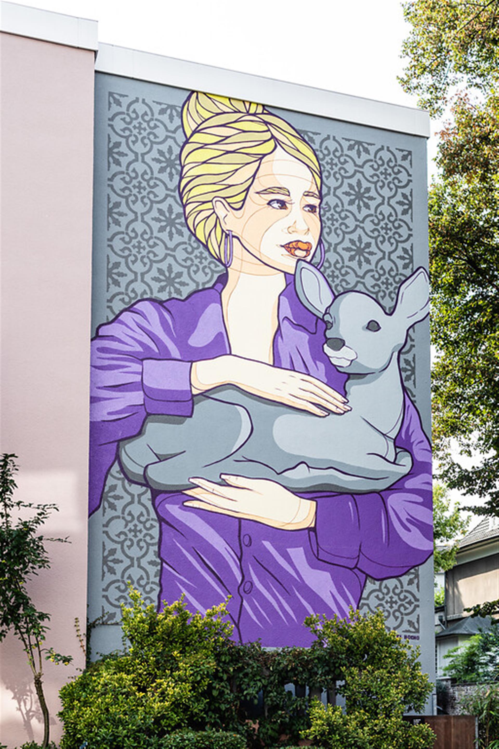 Beeindruckendes Mural in der Mauenheimer Straße in Köln-Nippes (2021) &copy; Sebastian Löder / CC BY 4.0
