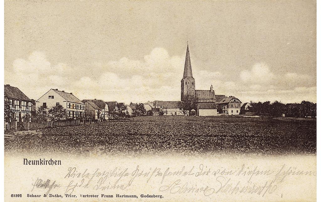 Katholische Pfarrkirche St. Margareta, Neunkirchen kurz nach 1900
