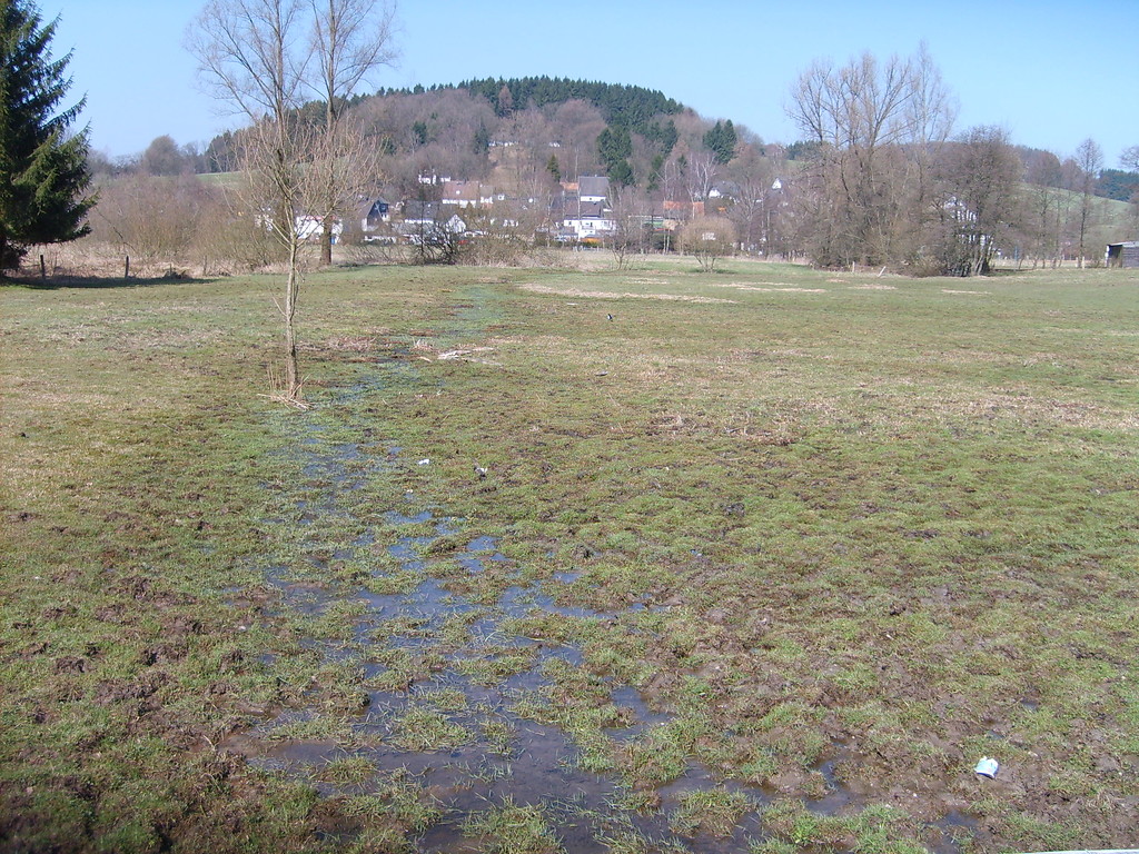 Verlauf des Obergrabens der Pulvermühlen in Wäsche (2009)