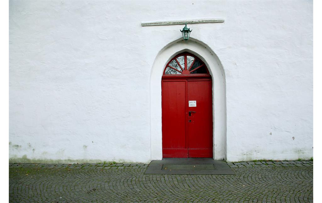Eingangstür zur Wallfahrtskirche in Marienheide (2008)