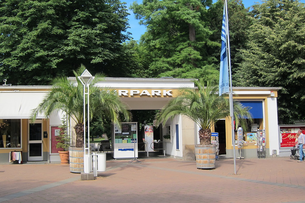 Eingangsbereich zum Kurpark von Bad Neuenahr (2013)