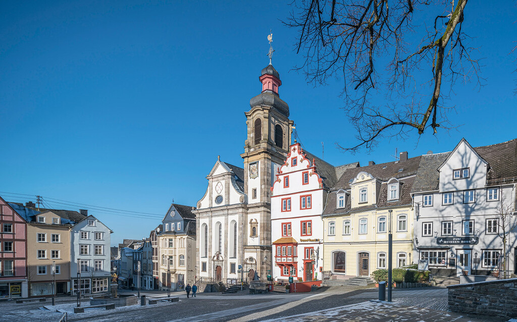 Marktplatz in Hachenburg (2022)