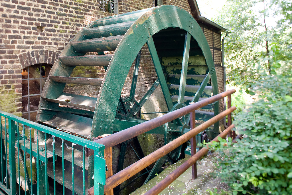 Das Wasserrad der Sindorfer Mühle