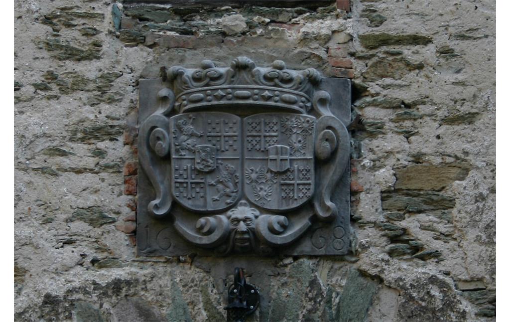 Wappenstein in der Burg Runkel (2009)