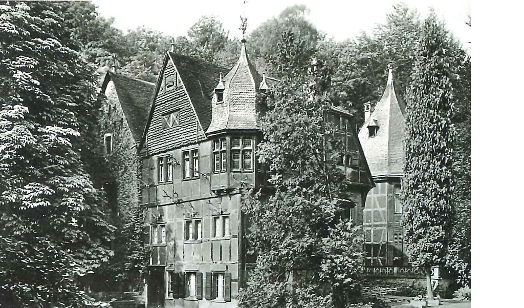Haupthaus Schloss Casperbroich, historische Ansicht