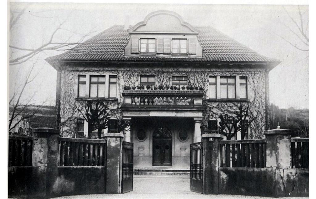 Villa-Glück, Direktorenvilla der Gewerkschaft Carolus Magnus am Heidberg (historische Aufnahme)
