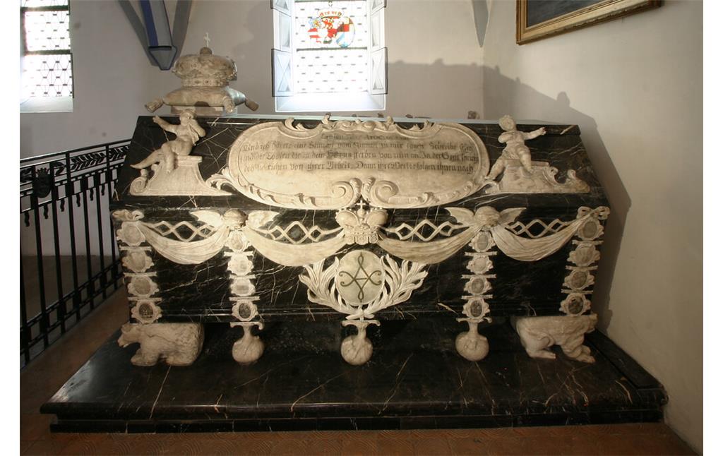 Sarkophag für Fürstin Henriette Amalie von Nassau-Diez  in der Stiftkirche zu Diez (2012)