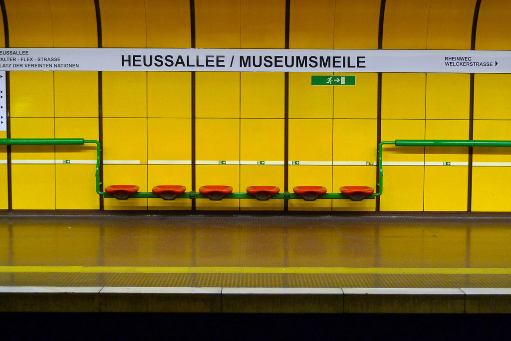 U-Bahn-Haltestelle Heussallee/Museumsmeile in Bonn (2016)