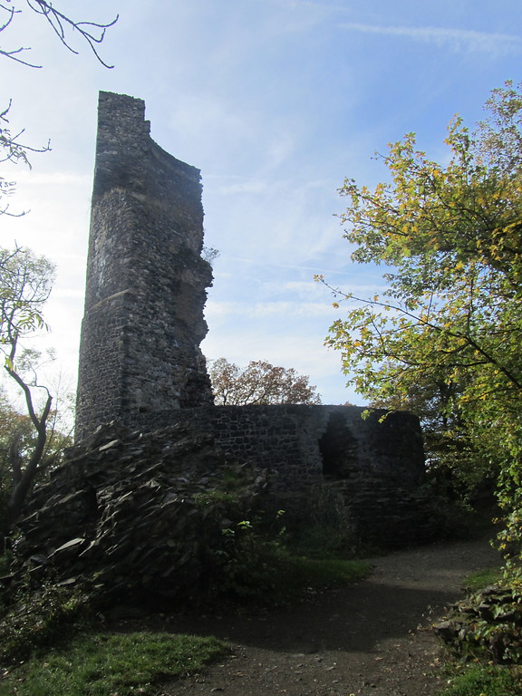 Reste des Bergfrieds auf dem Tomberg (2014)