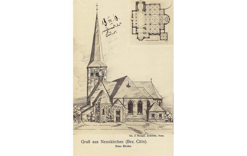 Katholische Pfarrkirche St. Margareta, Neunkirchen 1913