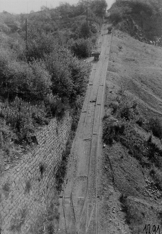 Bremsbahn im Steinbruch K. Kind, Kotthausen West. (um 1930)