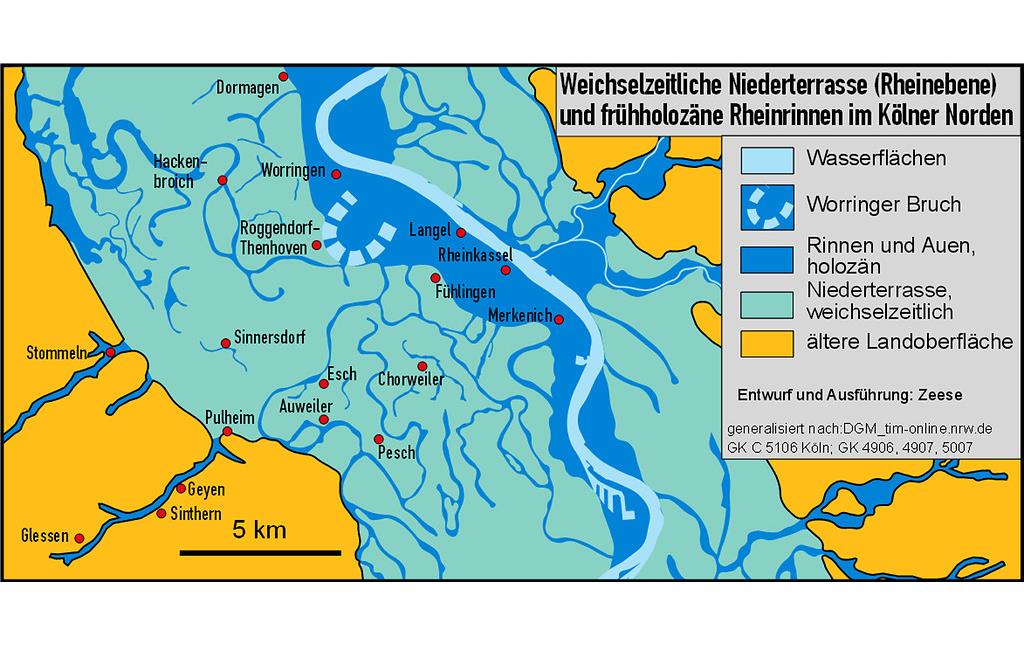 Abbildung 5: Die Rheinebene im Kölner Norden (2019)