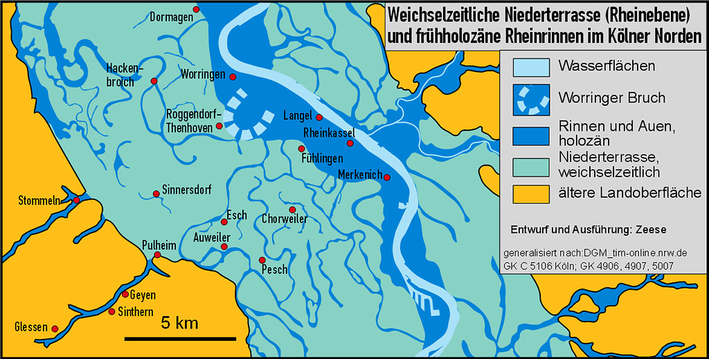 Abbildung 5: Die Rheinebene im Kölner Norden (2019)