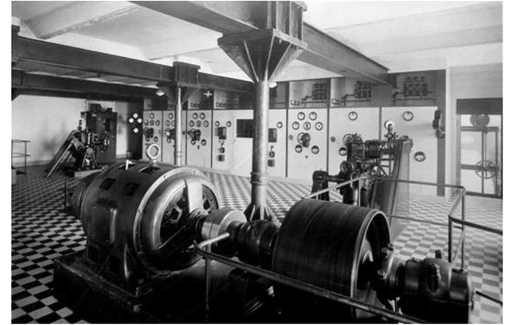 Reuschenberger Mühle, Kraftwerk um 1938