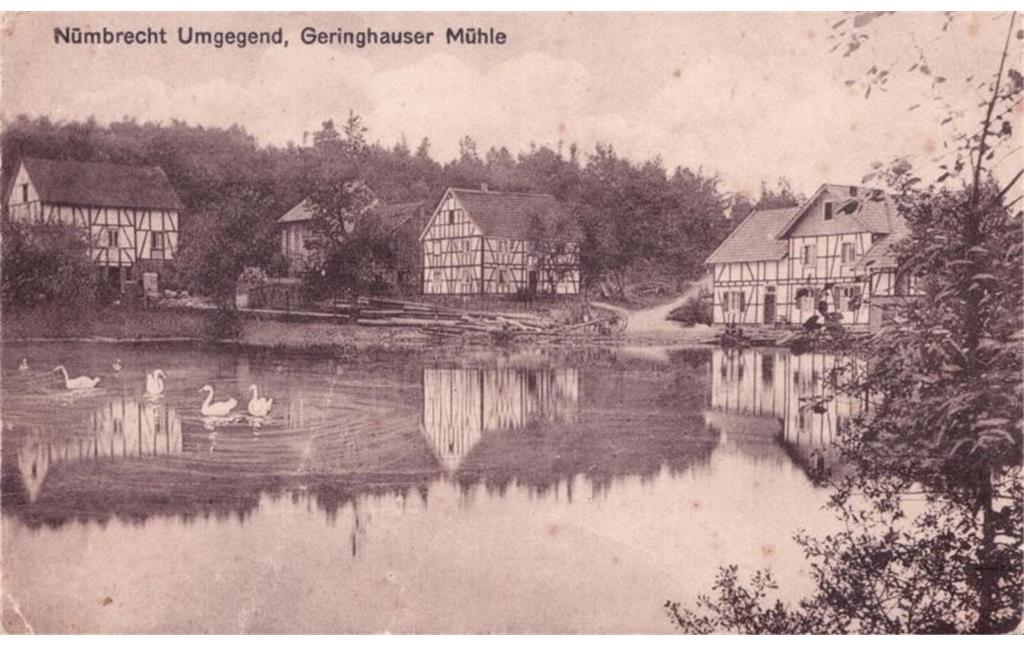 Geringhauser Mühle 1922